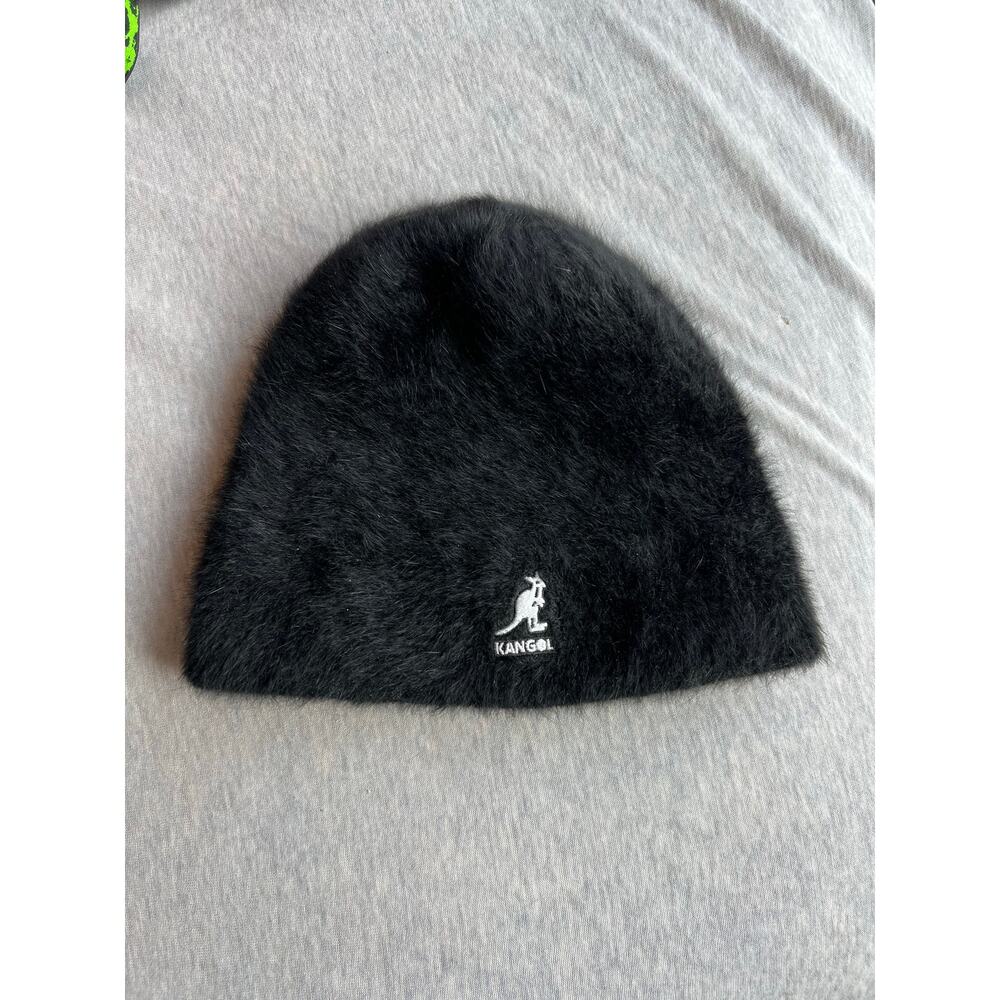 Kangol Furgora Skull Cap black fuzzy angora unisex adult winter hat hip hop OS